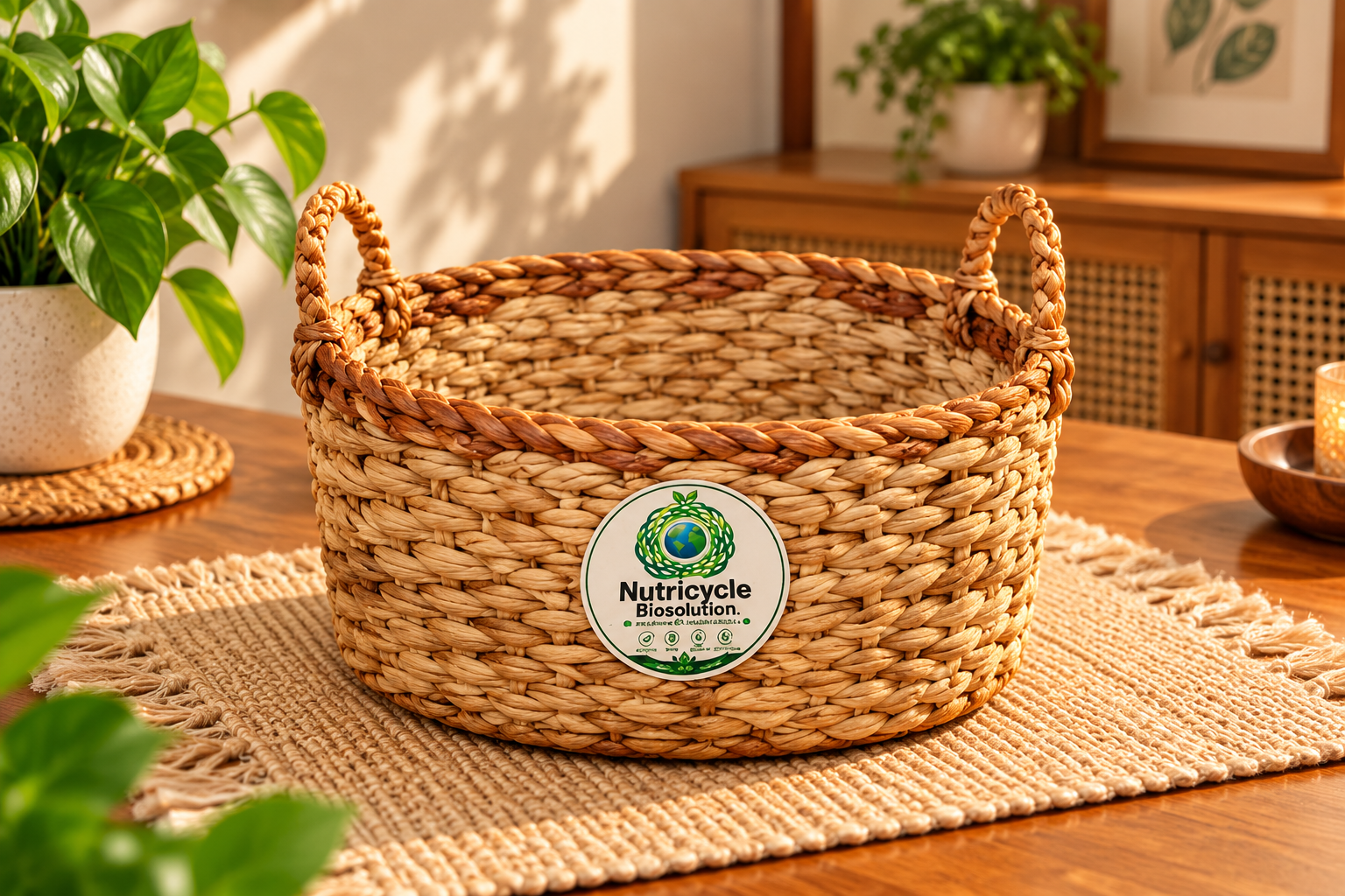 Storage Basket with Double Handles